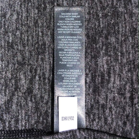 White House Black Market Dolman Jetsetter Tee women XXS Black Charcoal V Neck - Picture 7 of 8